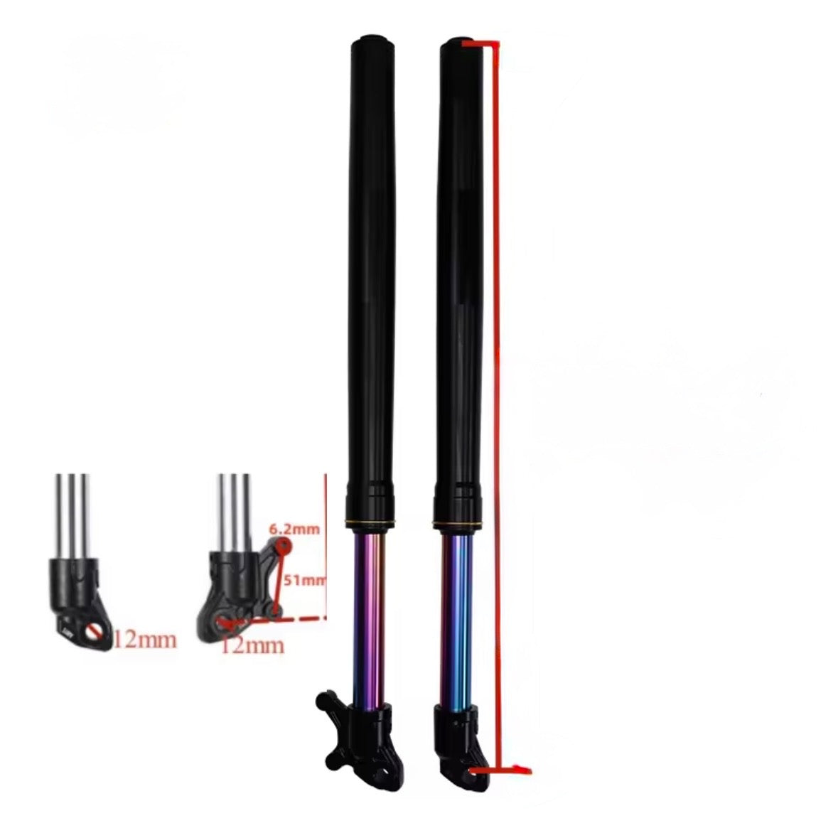 Upgraded Titanium Style Forks For Mini Emotos